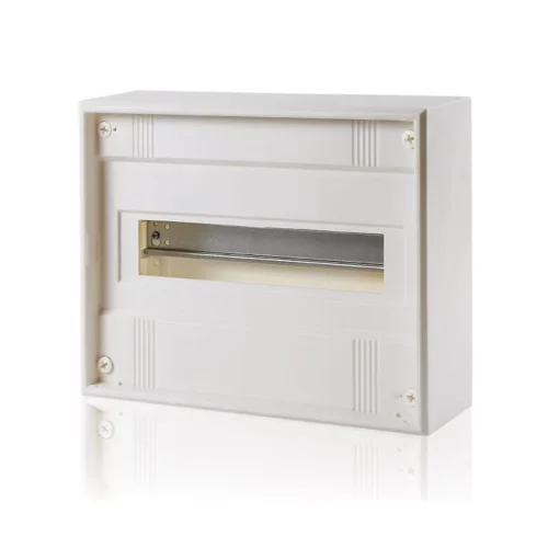 Opbouwverdeler 1rij 12mod +klem lege groepenkast IP30